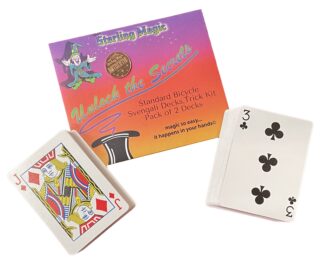 Ted's Sterling Magic Standard Svengali Decks Trick Kit, 2 Decks with Different Force Cards