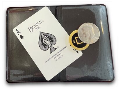 Ted's Sterling Magic Lethal Tender Card and Coin Trick Set, Astounding, Self-Working, Precision Made Magic with a Bicentennial Half Dollar Coin