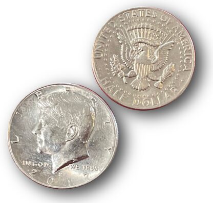 Genuine US Double Sided Half Dollar Coins With Instructions for Magic Tricks - Image 3