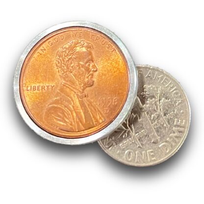 Disappearing Dime and Penny Trick with Bang Ring