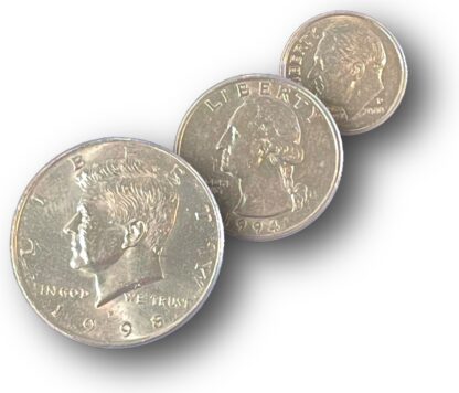Ted's Sterling Magic Locking $1.35 Trick Coins