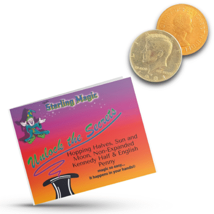 Hopping Halves, Non-expanded shell with UK Penny
